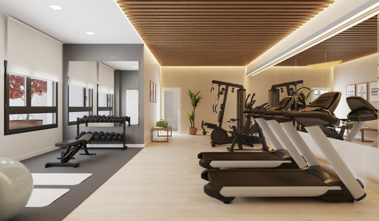 Gimnasio promoción Vía Célere