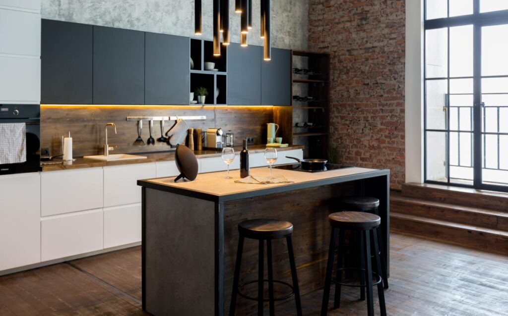 Cocina de un loft