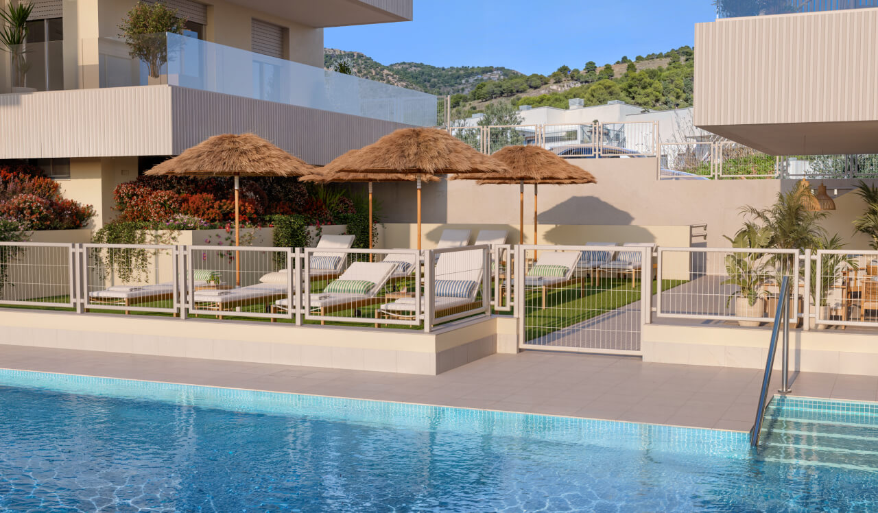 Piscina de obra nueva