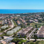 Vista aérea de la promoción Célere Dalt Mar II en Premià de Dalt