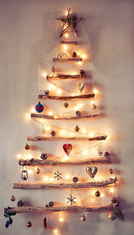 árbol de navidad madera
