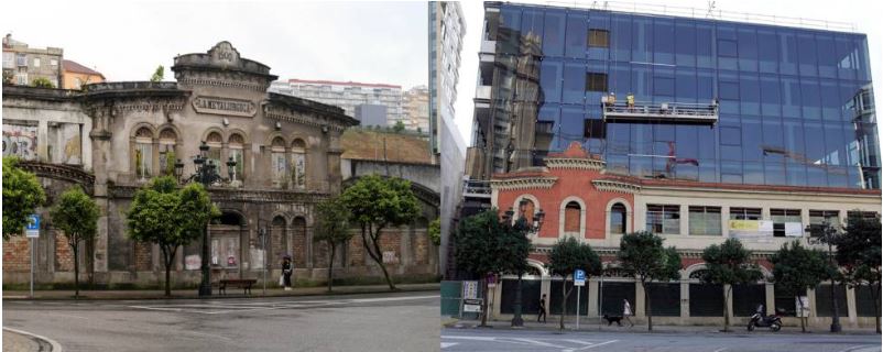 restauración de edificio metalurgica