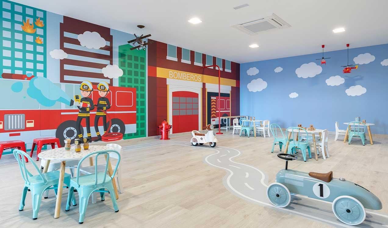Parque de juegos para bebés, centro de actividades para niños en