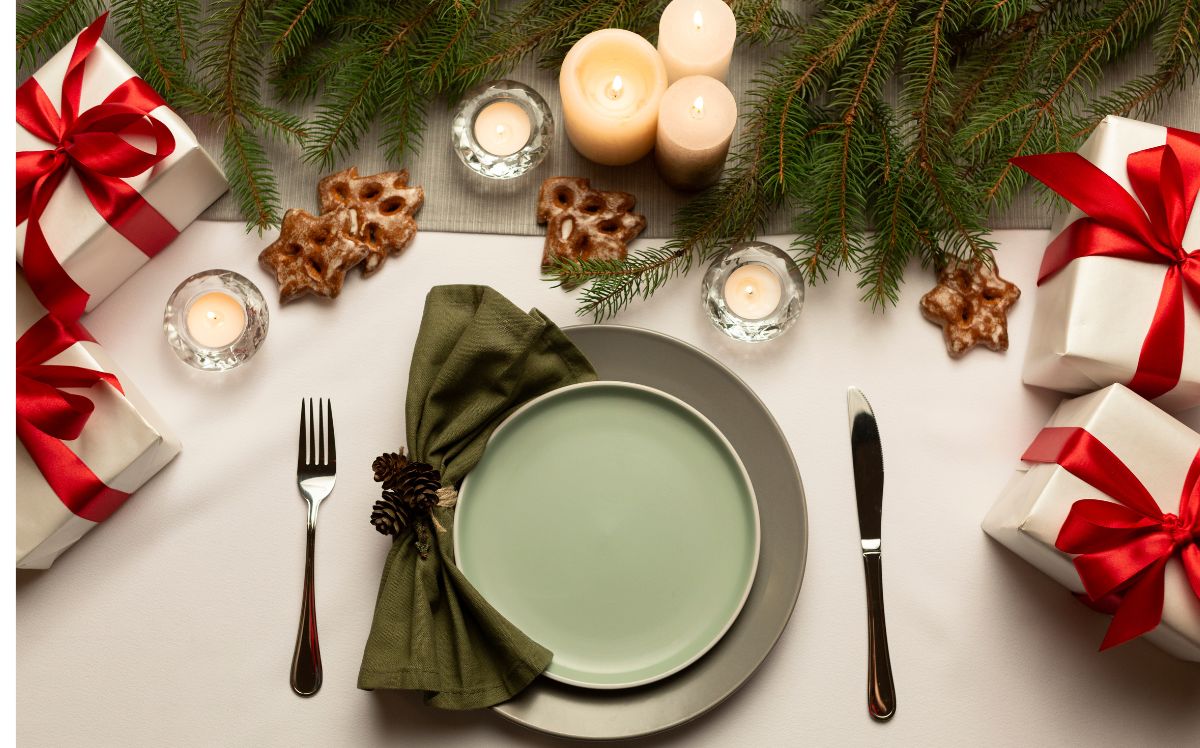 Ideas para decorar la mesa en Navidad