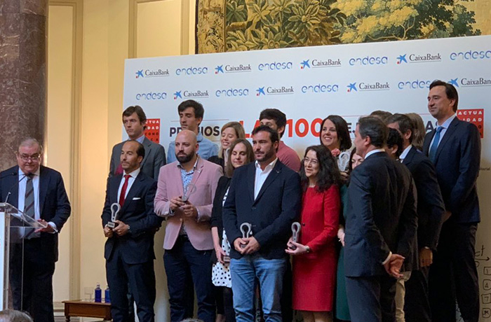 via celere recoge el premio a las 100 mejores ideas