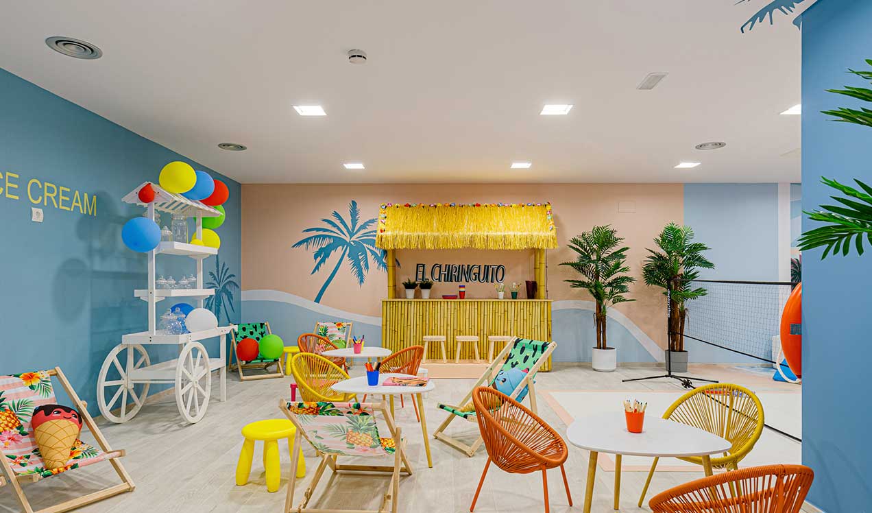 obra nueva Célere Sant Feliu sala infantil