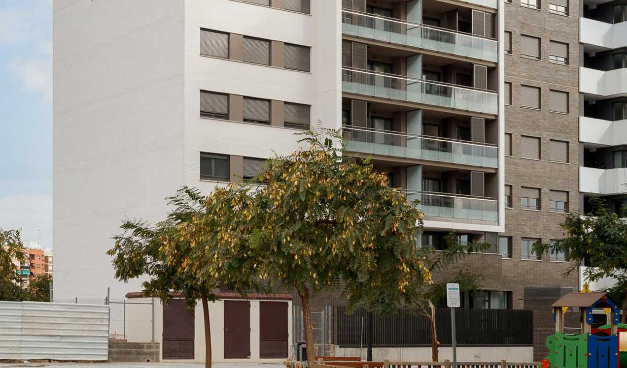 Obra en Valencia. Célere Aura Malilla